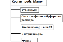 Состав пробы Манту Состав пробы Манту